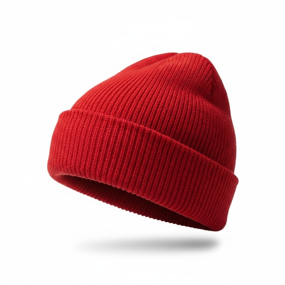 Red Knit Beanie